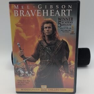 💵2/$10Bundle and Save💵Braveheart DVD Widescreen Collection Mel Gibson